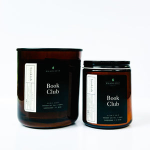 12oz and 7.2oz Book Club Candles