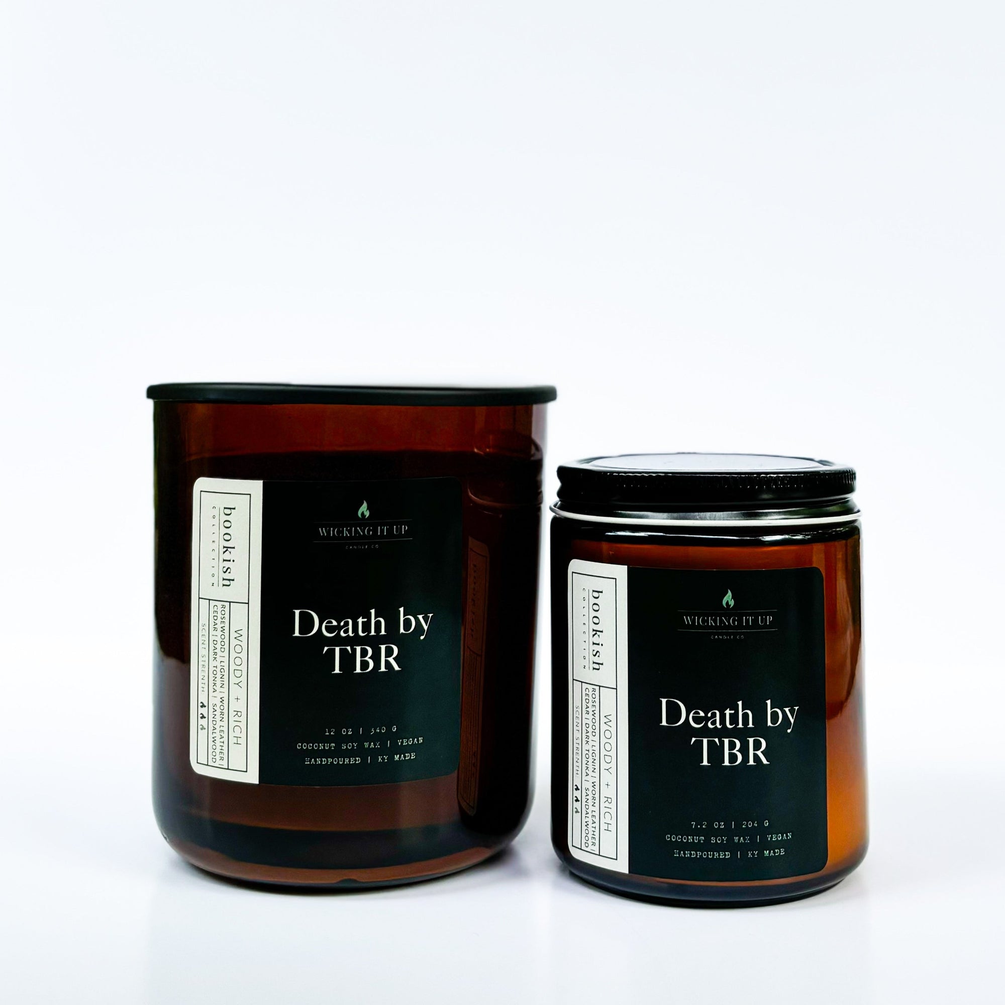 12oz and 7.2oz Death by TBR Candles