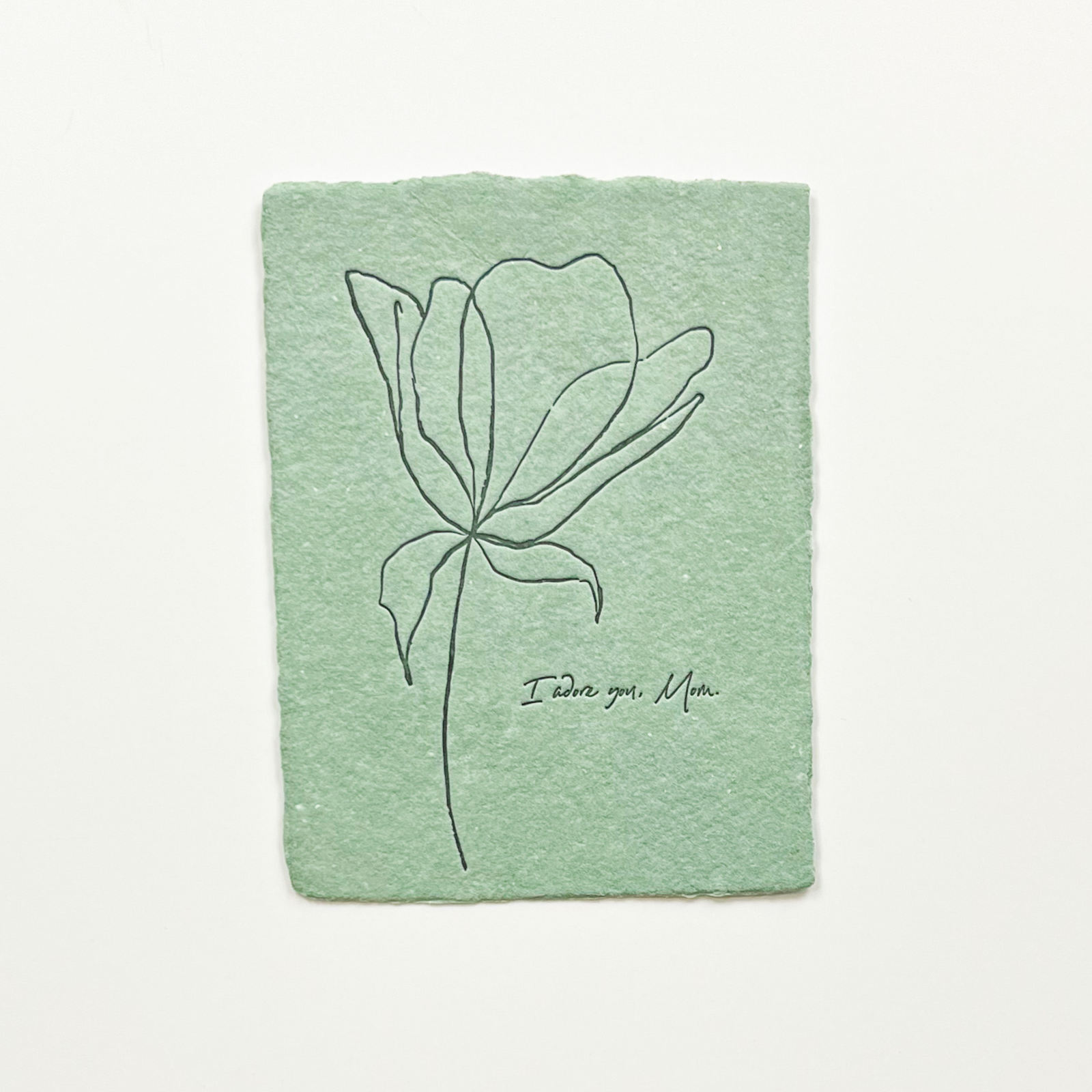 "I adore you, Mom" Greeting Card