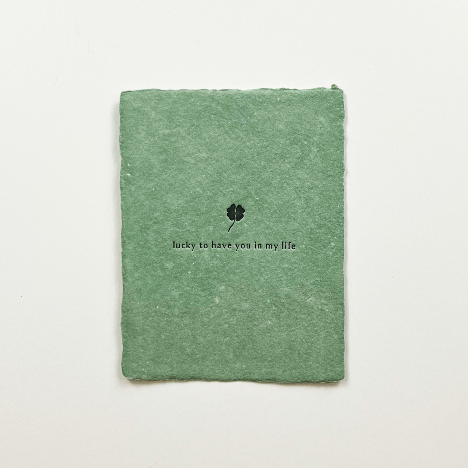 "I'm lucky to have you in my life" Greeting Card