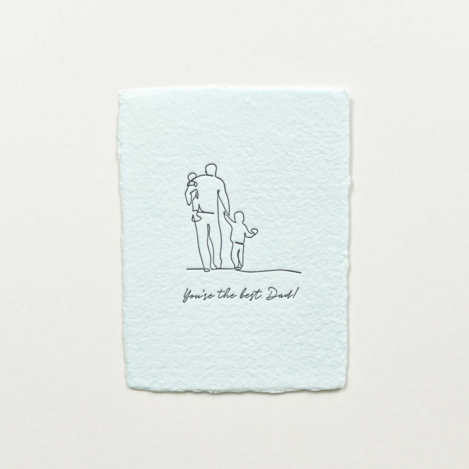 "You're the best, Dad!" Father's Day Greeting Card