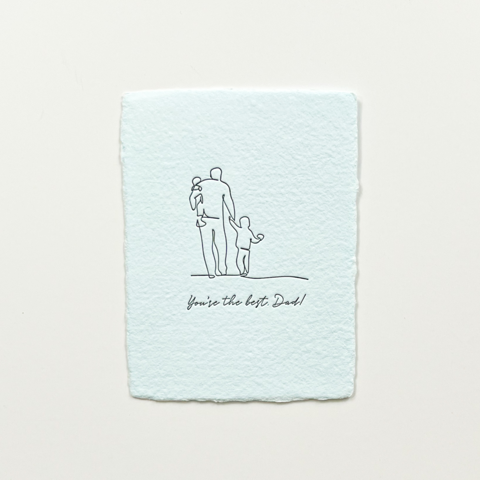 "You're the best, Dad!" Father's Day Greeting Card
